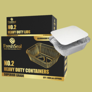 Fresh Seal 2A & 6 Foil Containers with Secure Lids